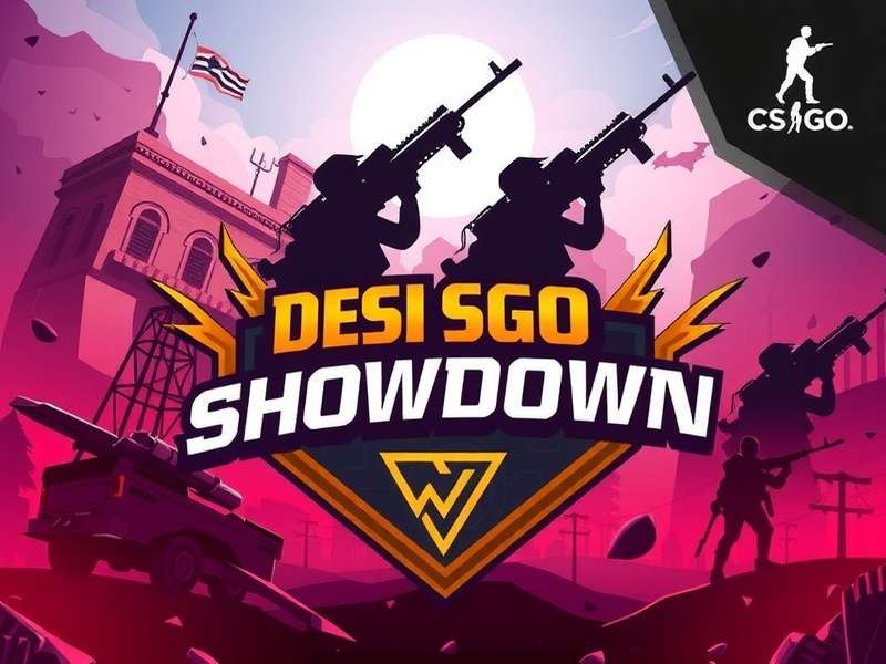 Local gaming tournament in action Desi CSGO Showdown community tournament